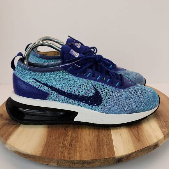 Nike Air Max Flyknit Racer Royal Blue Algae New With Tag Mens Size 6  FD2765-400 - Picture 1 of 12
